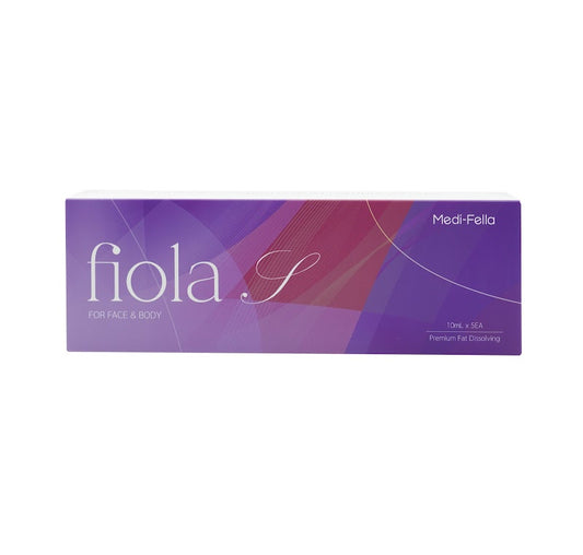 image showing front of Fiola S 10ml x 5vials fat dissolver.