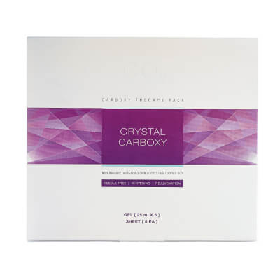 Get CO2 CRYSTAL CARBOXY Gel Mask for whitening, wrinkle reduction, face lifting, moisturizing ,treatment of acne scars and the reduction of facial pores
