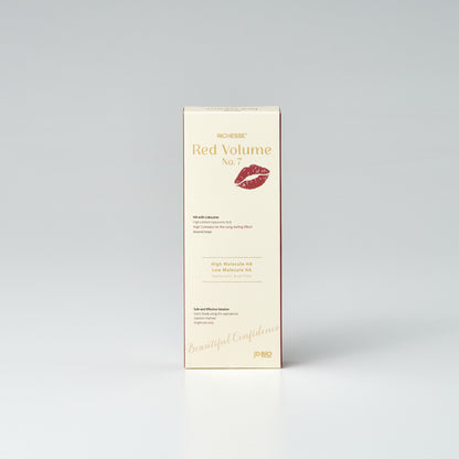 image showing front package of richesse red volume number 7 ha filler n sale online 